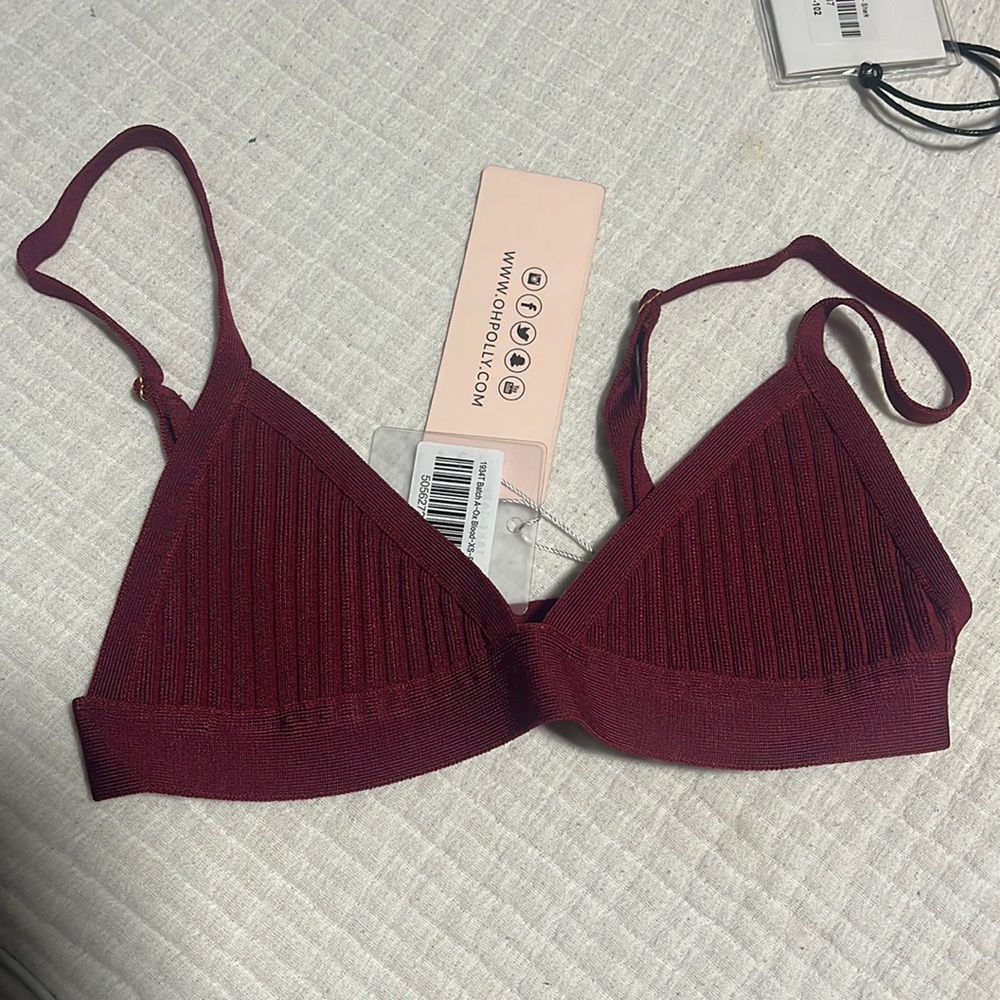 Burgundy bandage